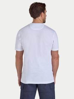 Raging Bull Cotton Regular Fit Short Sleeve Beach Graphic T-Shirt, White/Multi - view 2, White/Multi