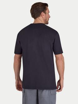 Raging Bull Cotton Regular Fit Short Sleeve Cycle Club T-Shirt, Black/White - view 2, Black/White