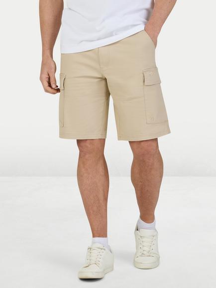 Raging Bull Cotton Blend Cargo Shorts, Tan