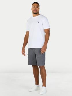 Raging Bull Cotton Blend Cargo Shorts - view 2, Frost Grey