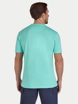 Raging Bull Cotton Regular Fit Short Sleeve Geo Bull T-Shirt, Mint - view 2, Mint