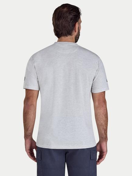 Raging Bull Cotton Blend Regular Fit Farmer Bully Boy T-Shirt, Ecru/Multi - view 2, Ecru/Multi