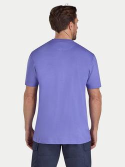 Raging Bull Cotton Regular Fit Short Sleeve Logo T-Shirt - view 2, Lilac