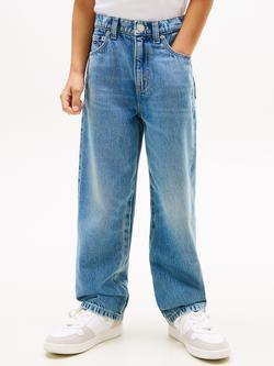 Tommy Hilfiger Kids' Relaxed Fit Jeans, Blue, Blue