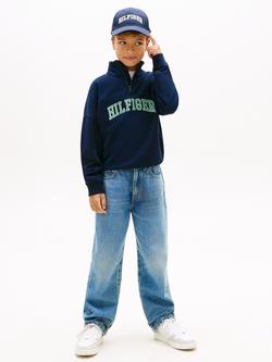 Tommy Hilfiger Kids' Relaxed Fit Jeans, Blue - view 2, Blue