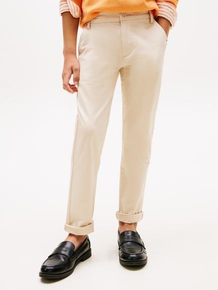 Tommy Hilfiger Kids' 1985 Cotton Twill Chinos, Beige