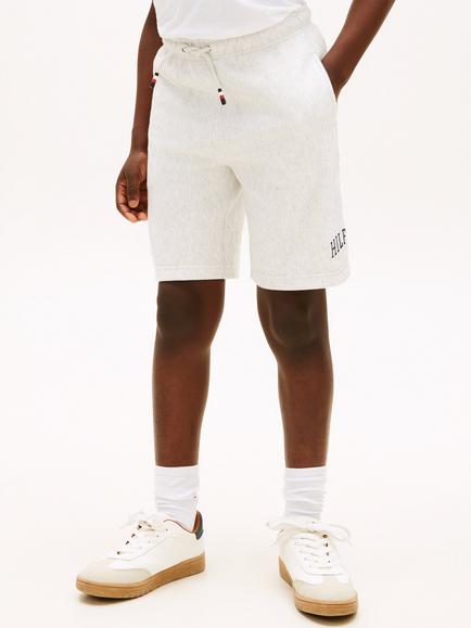 Tommy Hilfiger Kids' Logo Varsity Shorts, Light Grey