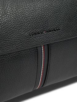 Tommy Hilfiger Flap Pocket Pebble Grain Duffel Bag, Black - view 2, Black