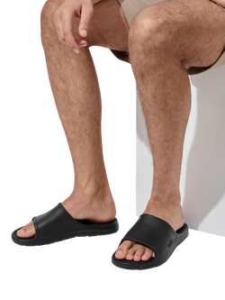 totes SOLBOUNCE Men's Classic Slider Sandals - view 2, Black