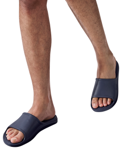 totes SOLBOUNCE Men's Classic Slider Sandals - view 2, Navy