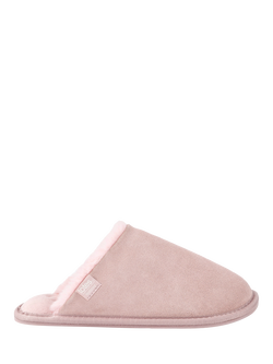 totes Isotoner Women's Suede Mule Slippers, Pink