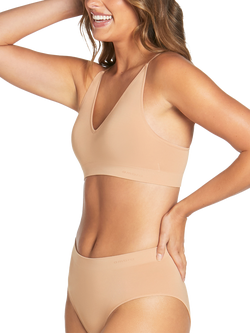 Ambra Purebasics Triangle Bralette, Nude - view 2, Nude