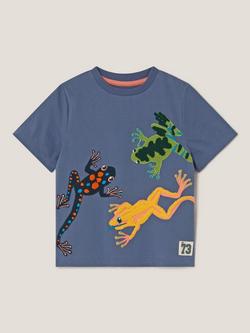 Monsoon Kids' Flying Frog T-Shirt, Blue, Blue