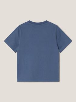 Monsoon Kids' Flying Frog T-Shirt, Blue - view 2, Blue