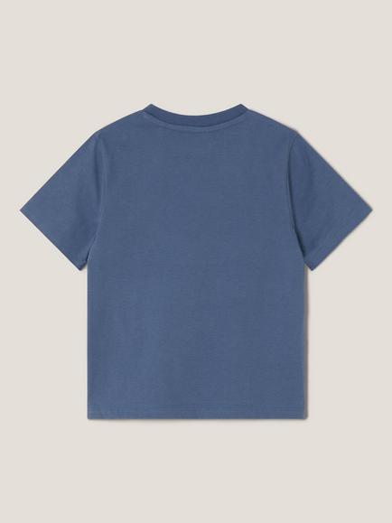 Monsoon Kids' Flying Frog T-Shirt, Blue - view 2, Blue