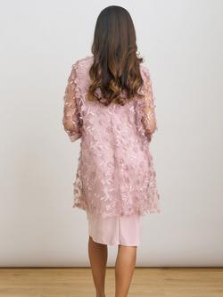 Gina Bacconi Destiny Floral Dress & Jacket Set, Blush - view 2, Blush