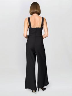Gina Bacconi Emy Tailored Jumpsuit, Black - view 2, Black