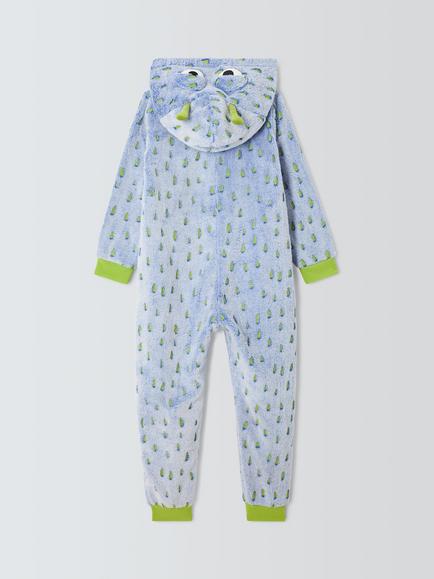 John Lewis Kids' Bug Onesie, Blue - view 2, Blue