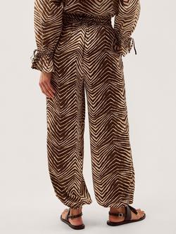 Monsoon Pippa Hareem Trousers, Khaki - view 2, Khaki