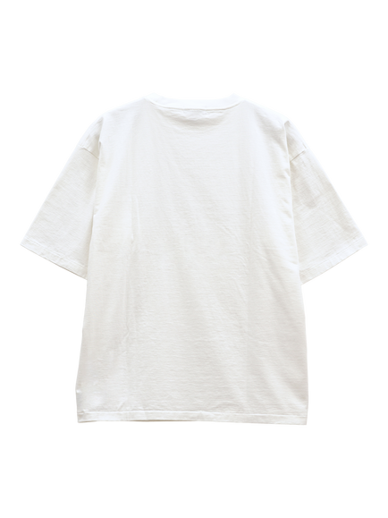 Nigel Cabourn Cotton Regular Fit Short Sleeve T-Shirt - view 2, Off White