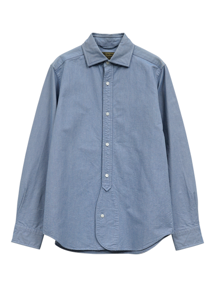 Nigel Cabourn Cotton Regular Fit Vintage Oxford Shirt, Saxe Blue