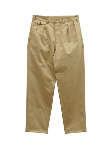 Nigel Cabourn Officers Cotton Chinos, Beige, Beige