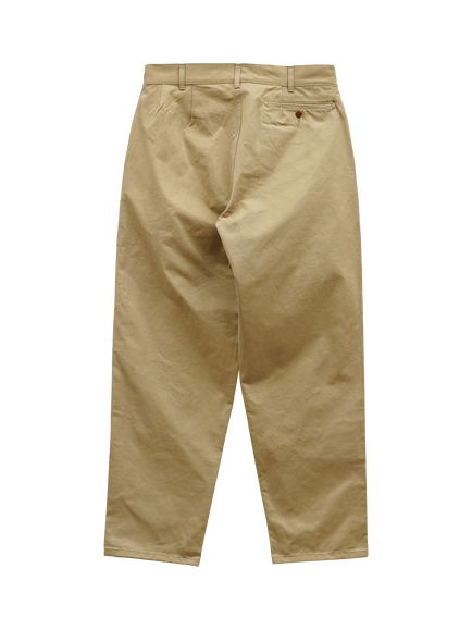 Nigel Cabourn Officers Cotton Chinos, Beige - view 2, Beige