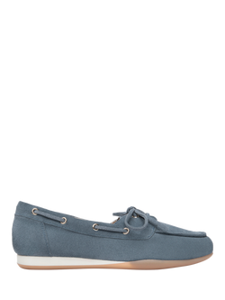 NeroGiardini Dogna Suede Moccasins, Blue