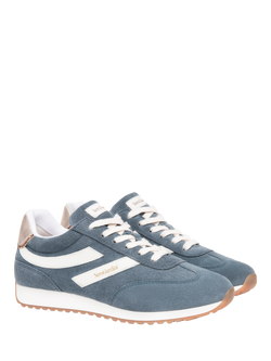 NeroGiardini Este Suede Trainers - view 2, Blue