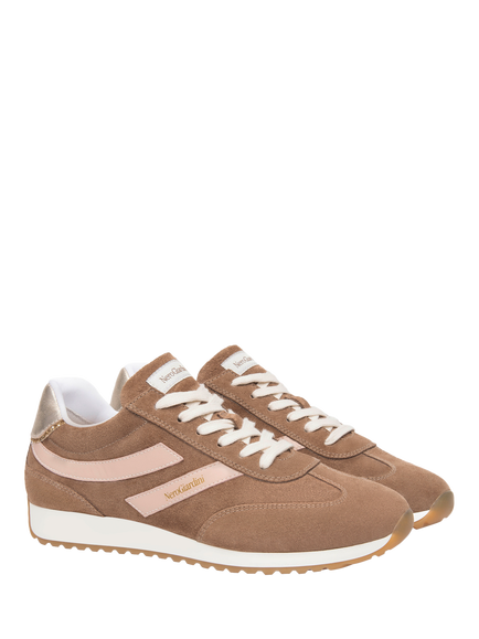 NeroGiardini Este Suede Trainers - view 2, Brown