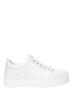 NeroGiardini Fiumara Leather Trainers - view 2, White