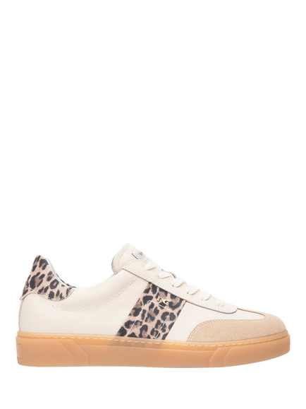 NeroGiardini Malaga Suede Trainers, Cream