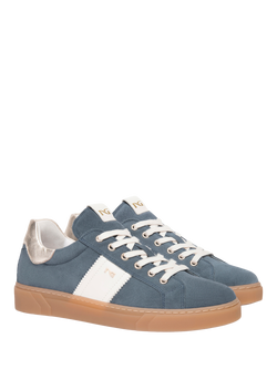 NeroGiardini Malaga Suede Trainers - view 2, Blue