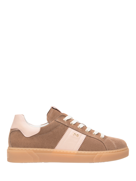 NeroGiardini Malaga Suede Trainers, Brown