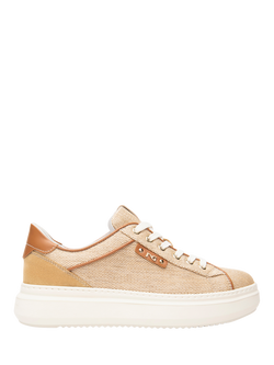 NeroGiardini Riola Canvas Trainers, Sand