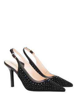 NeroGiardini Sacco Stiletto Heel Court Shoes - view 2, Black