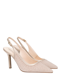 NeroGiardini Sacco Stiletto Heel Court Shoes - view 2, Pink