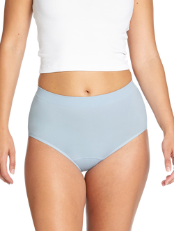 Love Luna Side Seamfree Period Full Briefs, Pack of 3, Blue Mix - view 2, Blue Mix