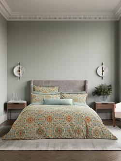 Bedeck of Belfast Addison Duvet Cover Set, Gold Teal, Gold Teal