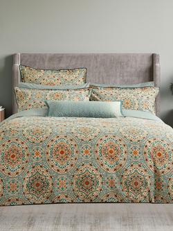 Bedeck of Belfast Addison Duvet Cover Set, Gold Teal - view 2, Gold Teal