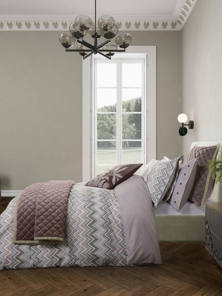 Bedeck of Belfast Claudia Duvet Cover Set, Pink Green, Pink Green