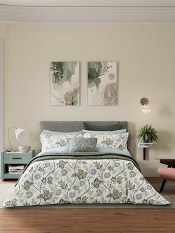 Bedeck of Belfast Emira Duvet Cover Set, Teal Green, Teal Green