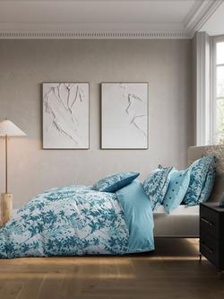 Bedeck of Belfast Meiko Duvet Cover Set, Teal Silver, Teal Silver