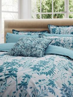 Bedeck of Belfast Meiko Duvet Cover Set, Teal Silver - view 2, Teal Silver