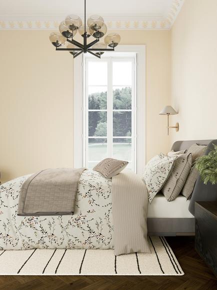 Bedeck of Belfast Rana Duvet Cover Set, Warm Grey, Warm Grey