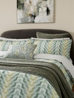 Bedeck of Belfast Reya Duvet Cover Set, Green - view 2, Green