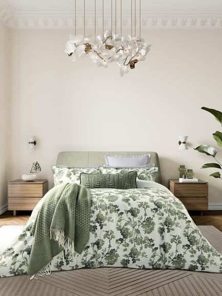 Bedeck of Belfast Yoko Duvet Cover Set, Green, Green