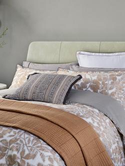 Bedeck of Belfast Zenda Duvet Cover Set, Charcoal Tan - view 2, Charcoal Tan