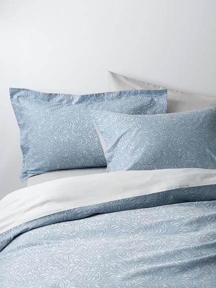 John Lewis Harrogate Pure Cotton Jacquard Bedding, Blue