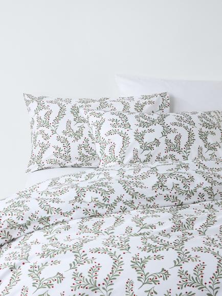 John Lewis Berry Branch Duvet Cover Set, Multi, Multi